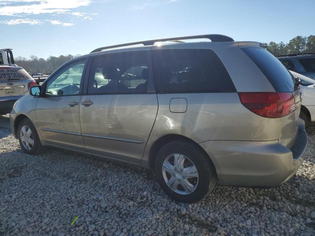 5TDZA23C55S260906 - 2005 TOYOTA SIENNA CE GOLD photo 2