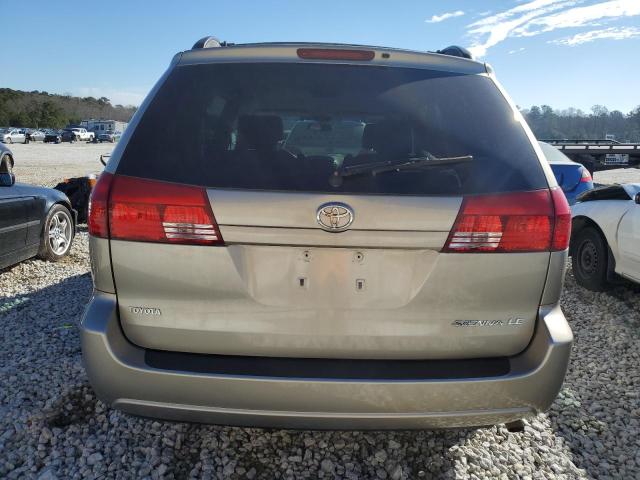 5TDZA23C55S260906 - 2005 TOYOTA SIENNA CE GOLD photo 6