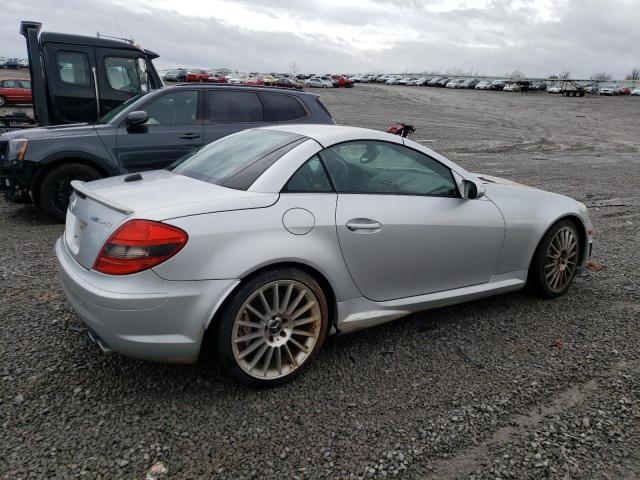 WDBWK73F65F049879 - 2005 MERCEDES-BENZ SLK 55 AMG SILVER photo 3