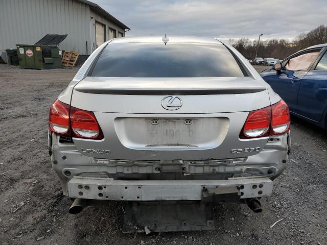 JTHBE96S170008723 - 2007 LEXUS GS 350 SILVER photo 6