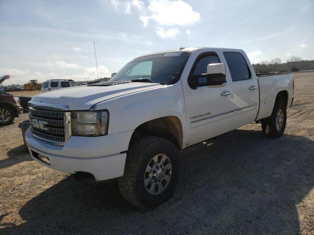 1GT125C85BF194053 - 2011 GMC SIERRA K2500 DENALI WHITE photo 1