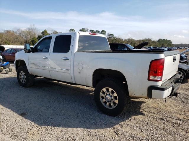 1GT125C85BF194053 - 2011 GMC SIERRA K2500 DENALI WHITE photo 2