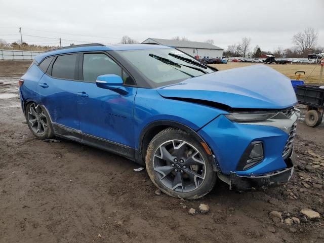 3GNKBKRS8LS665249 - 2020 CHEVROLET BLAZER RS BLUE photo 4