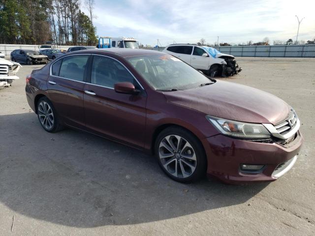 1HGCR2F54EA064921 - 2014 HONDA ACCORD SPORT BURGUNDY photo 4