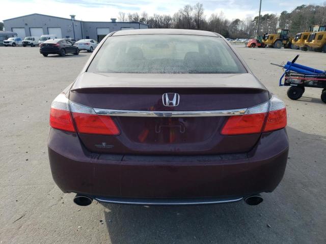 1HGCR2F54EA064921 - 2014 HONDA ACCORD SPORT BURGUNDY photo 6