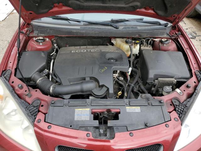 1G2ZG57B894224067 - 2009 PONTIAC G6 RED photo 11