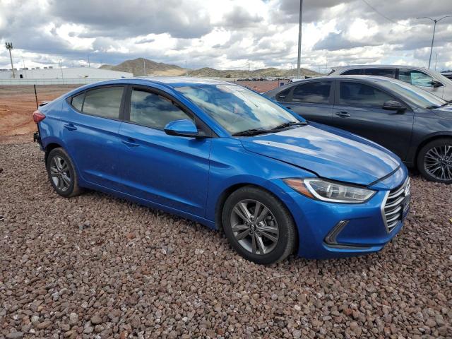 5NPD84LF9HH091155 - 2017 HYUNDAI ELANTRA SE BLUE photo 4