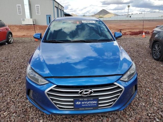 5NPD84LF9HH091155 - 2017 HYUNDAI ELANTRA SE BLUE photo 5