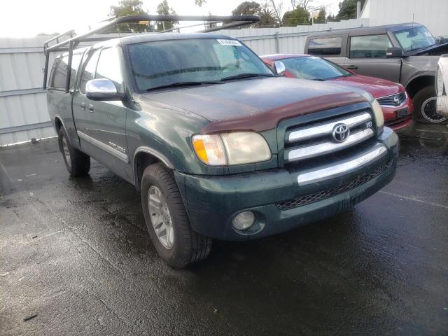 5TBRT34173S404412 - 2003 TOYOTA TUNDRA ACCESS CAB SR5 GREEN photo 4