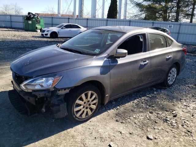 3N1AB7AP6HY369680 - 2017 NISSAN SENTRA S CHARCOAL photo 1