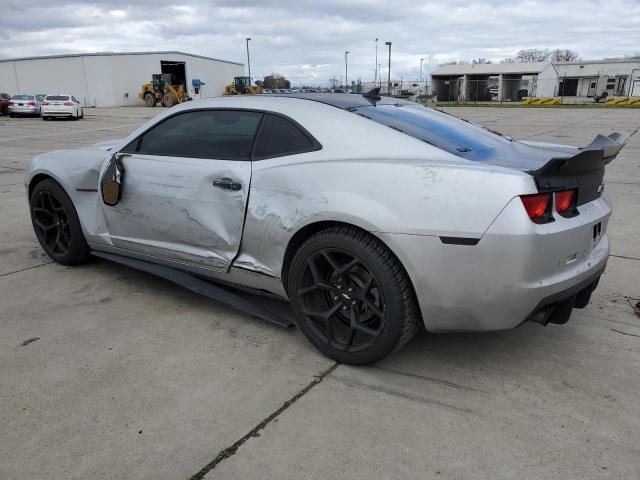 2G1FC1EV9A9166772 - 2010 CHEVROLET CAMARO LT SILVER photo 2