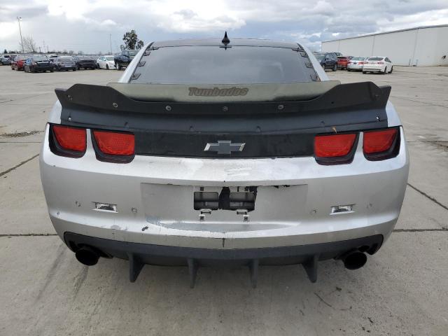 2G1FC1EV9A9166772 - 2010 CHEVROLET CAMARO LT SILVER photo 6