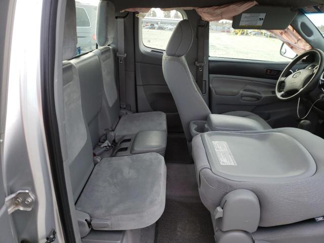 5TFTX4CN1BX008996 - 2011 TOYOTA TACOMA ACCESS CAB ვერცხლისფერი ფოტო 10