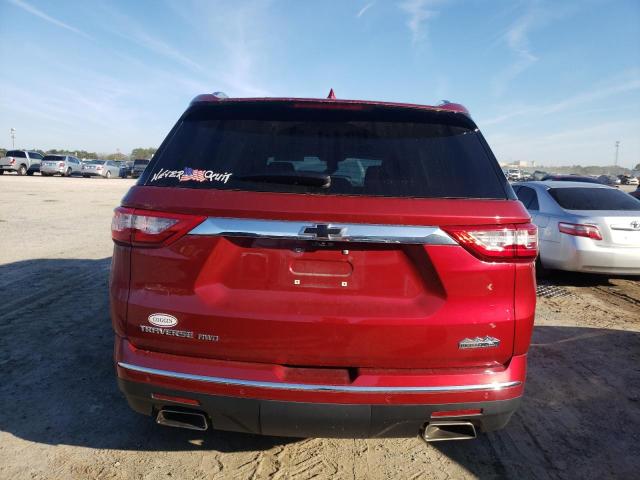 1GNEVKKW4JJ269240 - 2018 CHEVROLET TRAVERSE HIGH COUNTRY RED photo 6