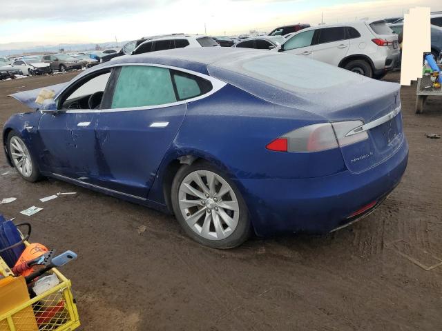 5YJSA1E2XGF150957 - 2016 TESLA MODEL S BLUE photo 2