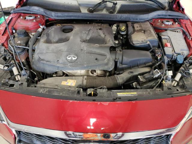 SJKCH5CR7HA031908 - 2017 INFINITI QX30 BASE RED photo 12