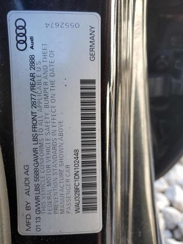 WAU32BFC1DN102448 - 2013 AUDI S7 PRESTIGE BLACK photo 12