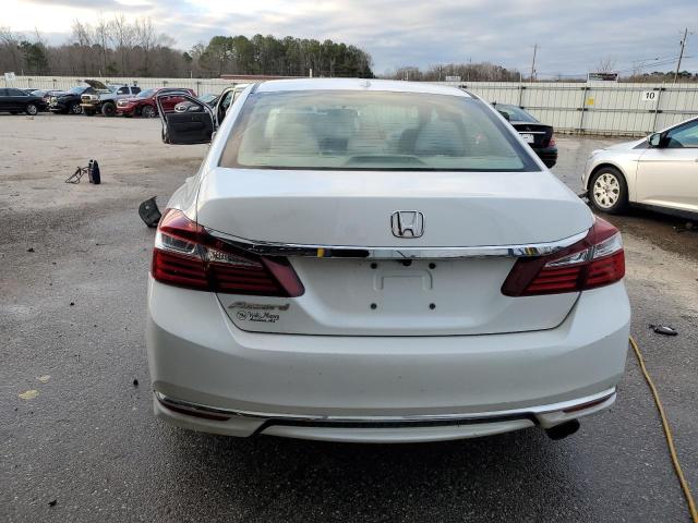 1HGCR2F7XGA173792 - 2016 HONDA ACCORD EX WHITE photo 6