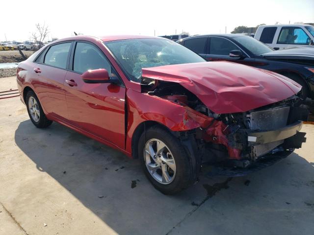 5NPLL4AG9MH036981 - 2021 HYUNDAI ELANTRA SE RED photo 4