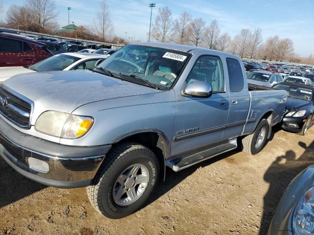 5TBRN3418YS107117 - 2000 TOYOTA TUNDRA ACCESS CAB SR5 GRAY photo 1