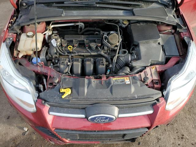 1FADP3F26DL371889 - 2013 FORD FOCUS SE RED photo 11