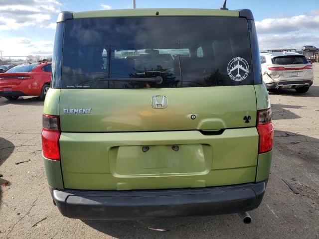 5J6YH28736L017272 - 2006 HONDA ELEMENT EX GREEN photo 6