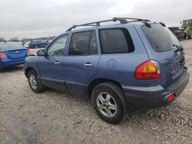 KM8SC13D32U147022 - 2002 HYUNDAI SANTA FE GLS BLUE photo 2