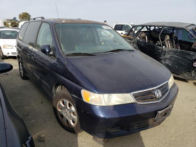 5FNRL18024B060233 - 2004 HONDA ODYSSEY EXL BLUE photo 4