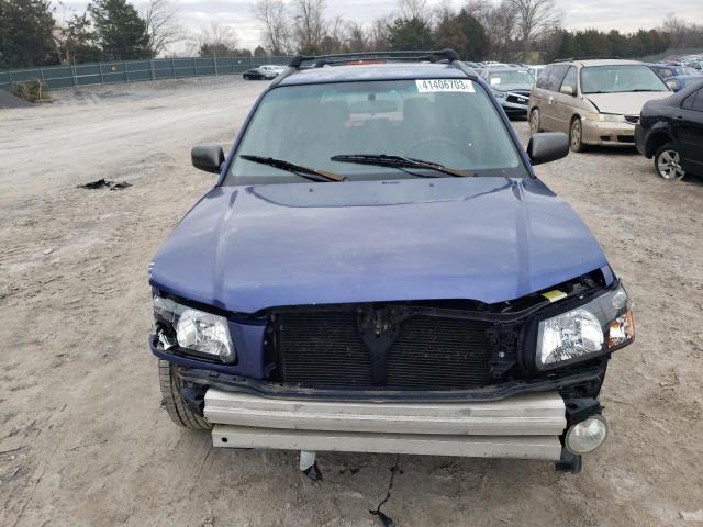 JF1SG656X4H756789 - 2004 SUBARU FORESTER 2.5XS Көк фото 5