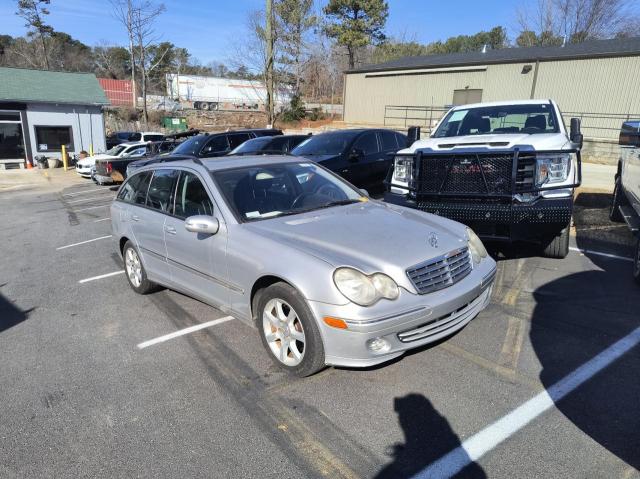 WDBRH61J35F674074 - 2005 MERCEDES-BENZ C 240 SPORTWAGON SILVER photo 1