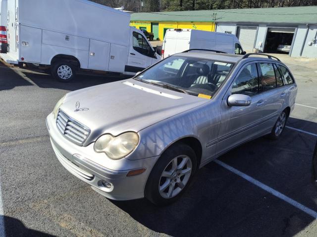 WDBRH61J35F674074 - 2005 MERCEDES-BENZ C 240 SPORTWAGON SILVER photo 2