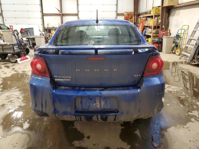 1C3CDZCB8DN557741 - 2013 DODGE AVENGER SXT BLUE photo 6