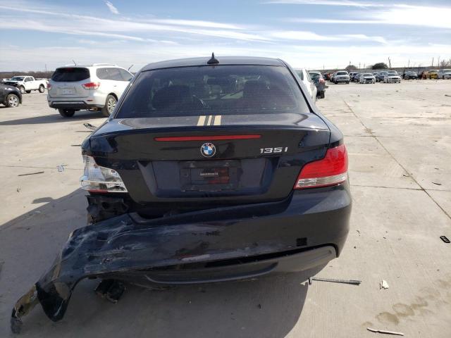 WBAUC9C55BVM09957 - 2011 BMW 1 SERIES I BLACK photo 6