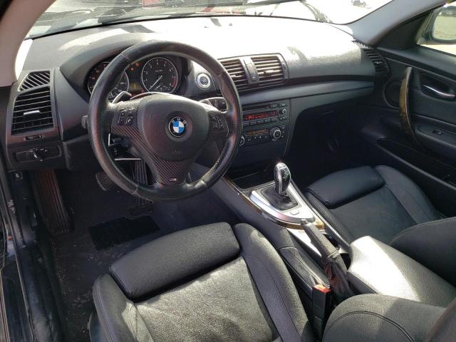 WBAUC9C55BVM09957 - 2011 BMW 1 SERIES I BLACK photo 8