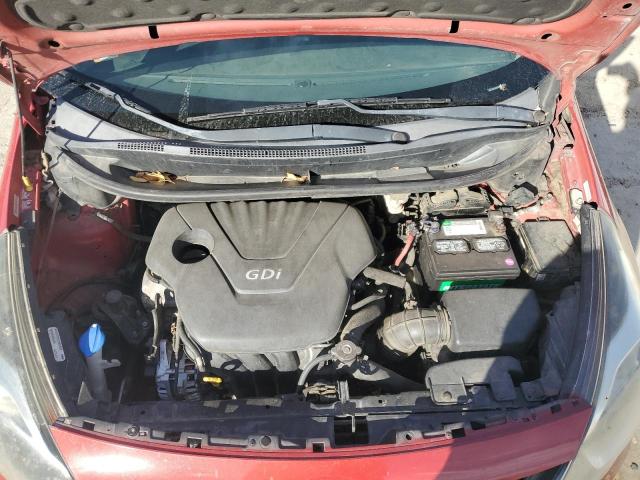 KNADM4A35E6374613 - 2014 KIA RIO LX RED photo 11