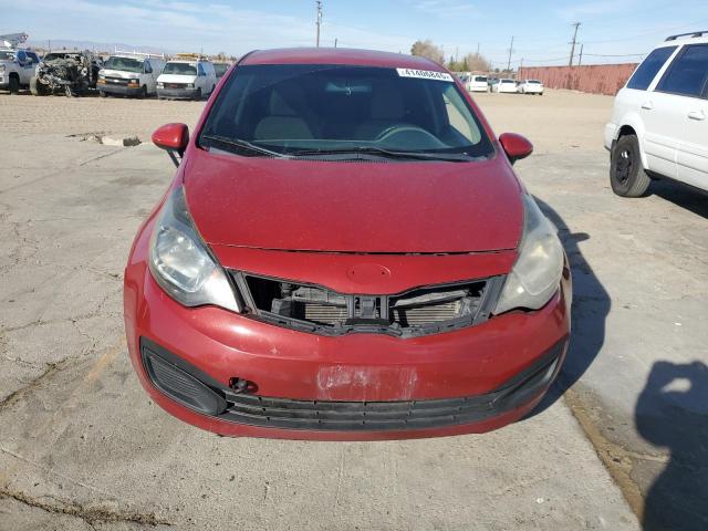 KNADM4A35E6374613 - 2014 KIA RIO LX RED photo 5