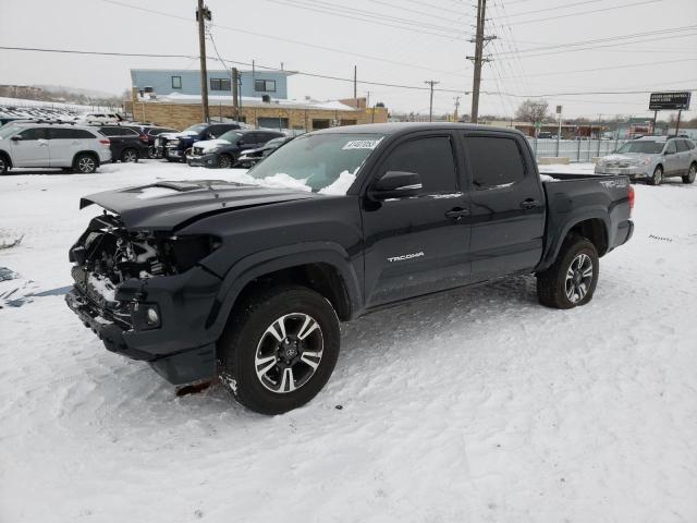 3TMCZ5AN3JM171298 - 2018 TOYOTA TACOMA DOUBLE CAB GRAY photo 1