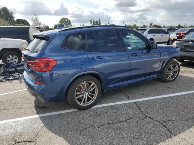 5UXTY5C08M9H55270 - 2021 BMW X3 XDRIVE30I BLUE photo 3