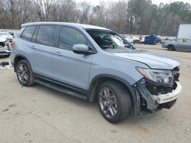 5FNYF7H57NB005666 - 2022 HONDA PASSPORT EXL BLUE photo 4