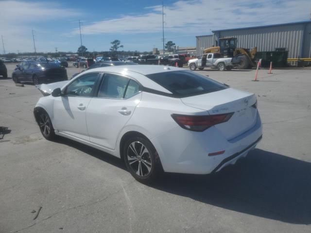 3N1AB8CV5NY272435 - 2022 NISSAN SENTRA SV WHITE photo 2