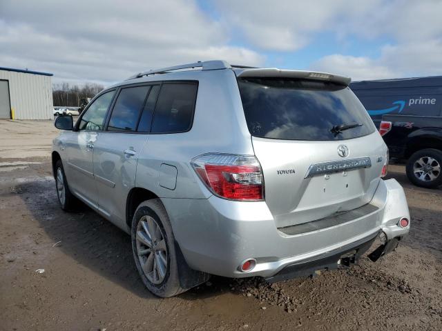 JTEEW41A892026457 - 2009 TOYOTA HIGHLANDER HYBRID SILVER photo 2