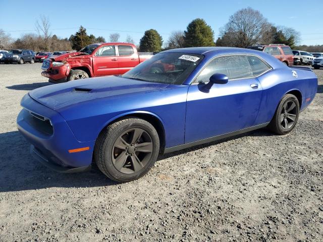 2C3CDZAG1KH719052 - 2019 DODGE CHALLENGER SXT BLUE photo 1