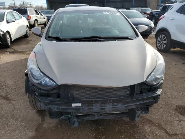 5NPDH4AE3DH340831 - 2013 HYUNDAI ELANTRA GLS GOLD photo 5