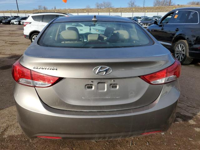 5NPDH4AE3DH340831 - 2013 HYUNDAI ELANTRA GLS GOLD photo 6