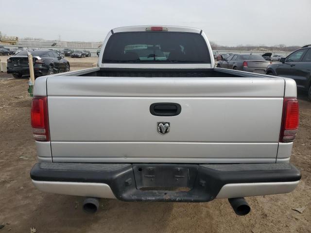 1D7HL38X03S339871 - 2003 DODGE DAKOTA QUAD SPORT SILVER photo 6