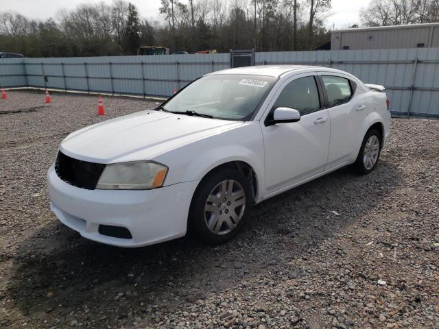 1C3CDZCB8CN218072 - 2012 DODGE AVENGER SXT WHITE photo 1