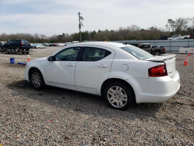 1C3CDZCB8CN218072 - 2012 DODGE AVENGER SXT WHITE photo 2