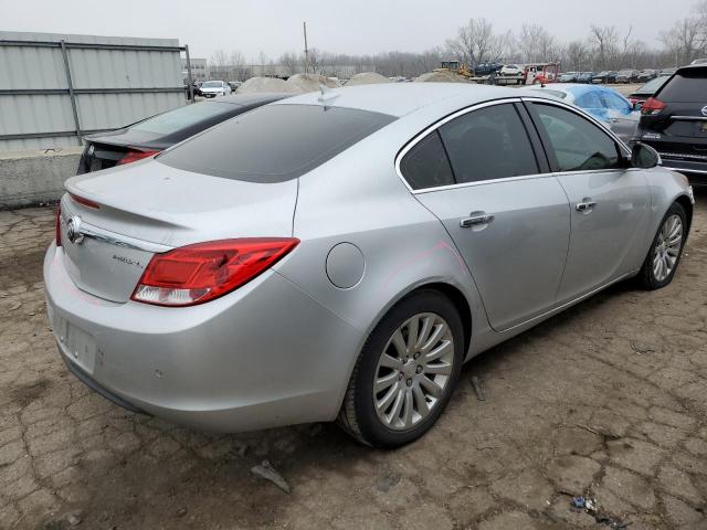 2G4GS5EK6C9209829 - 2012 BUICK REGAL PREMIUM SILVER photo 3