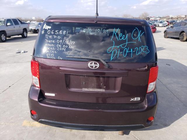 JTLZE4FE6EJ065881 - 2014 TOYOTA SCION XB Bordo fotoğraf 6