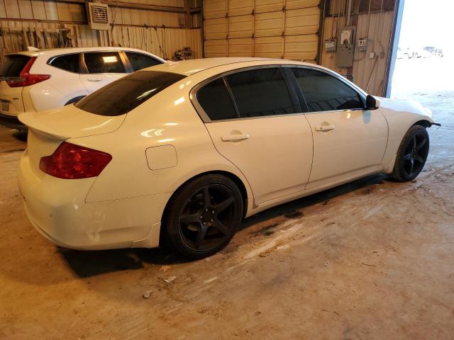 JN1CV6AP3BM303608 - 2011 INFINITI G37 BASE WHITE photo 3